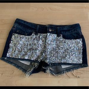 Victoria’s Secret pink sequin shorts